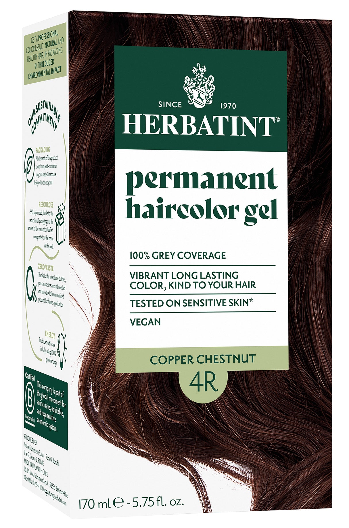 Herbatint Permanent Hair Colour 4R Copper Chestnut - Up to 34% Off