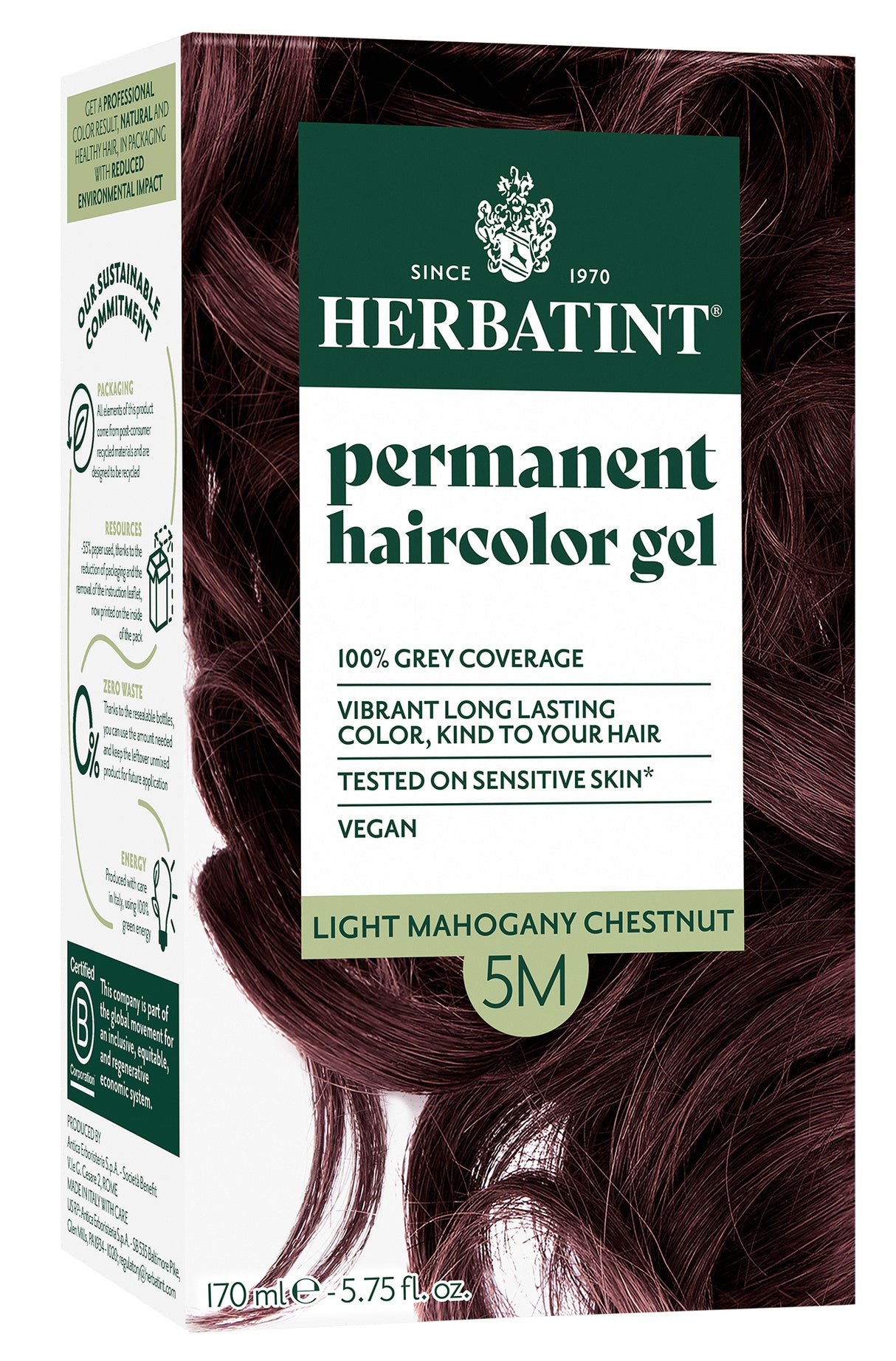 Herbatint Permanent Hair Colour 5M Light Mahogany Chestnut - Up to 34% Off