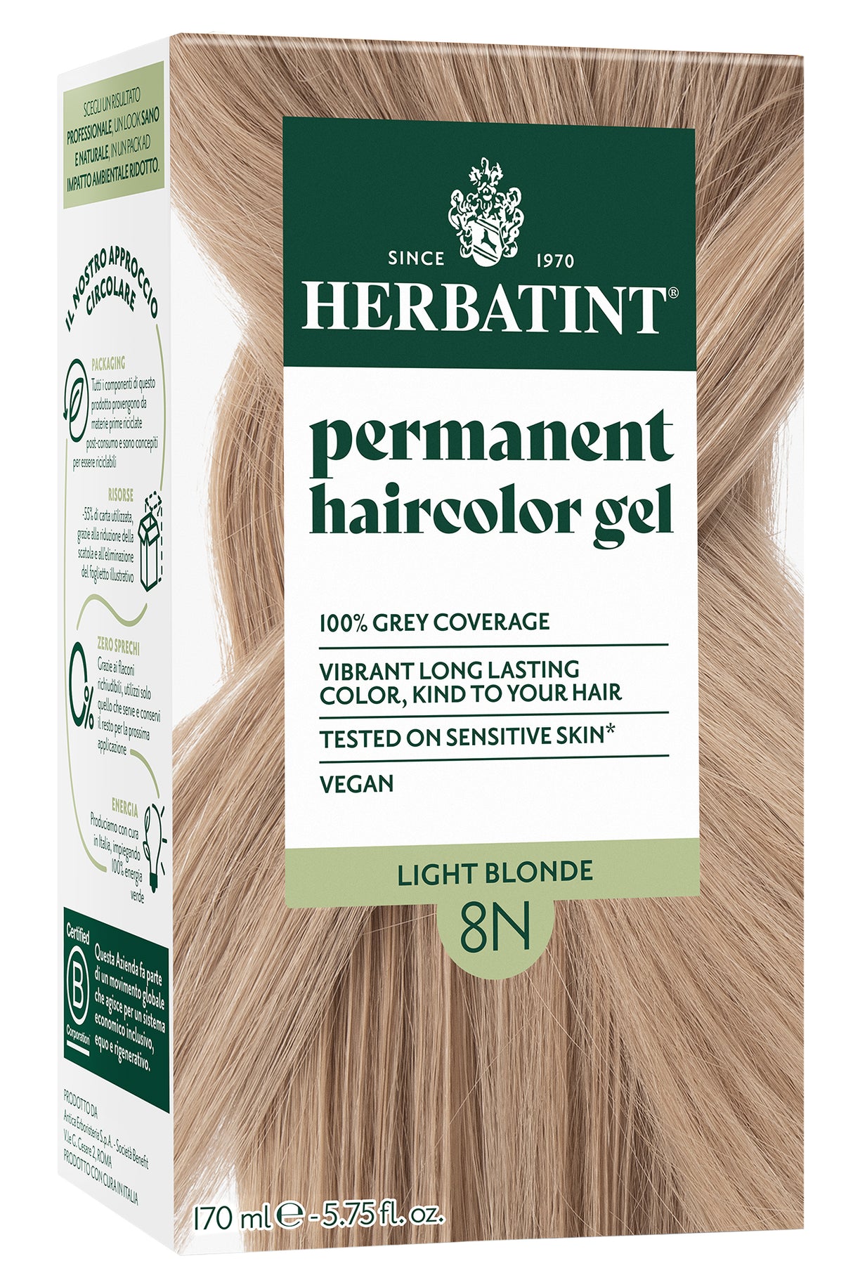 Herbatint Permanent Hair Colour 8N Light Blonde - Up to 34% Off