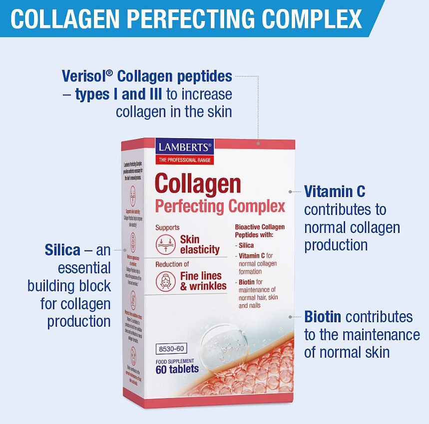 Lamberts Collagen Perfecting Complex 60 Tablets #8530