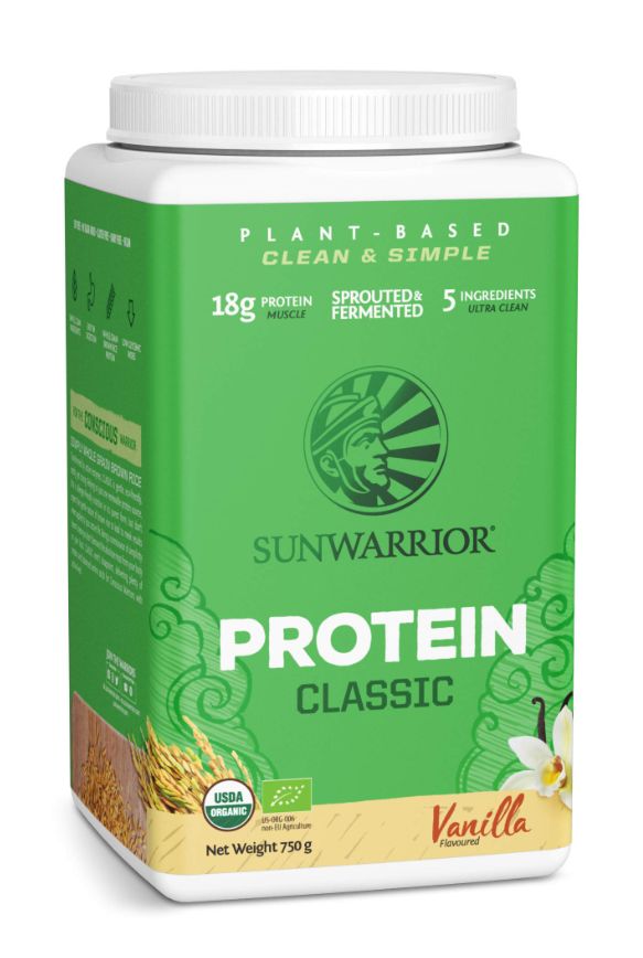 Sunwarrior Protein Classic 750g  - Vanilla Flavoured