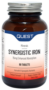 Quest Vitamins - Synergestic Iron (90 Capsules)