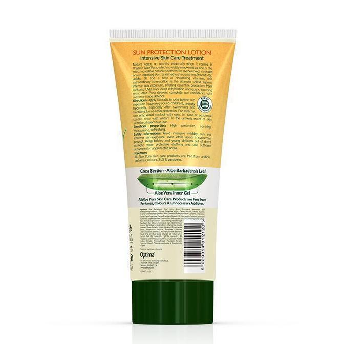 Aloe Pura Organic Aloe Vera Sun Lotion SPF50 -200ml