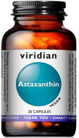 Viridian Astaxanthin Veg Caps 30 size #101