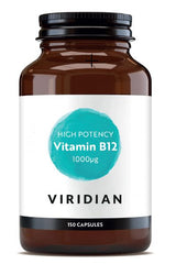 Viridian Vitamin B12 1000ug (High Potency) Veg Caps 150 size #201