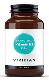 Viridian Vitamin B3 250mg (High Potency) Veg Caps 30 size #211 Up To 30% Off