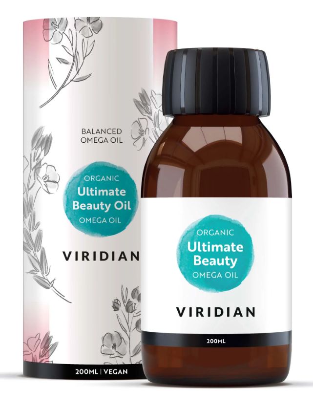 Viridian Ultimate Beauty Omega Oil (Organic) 200ml size #500