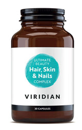 Viridian Ultimate Beauty Skin, Hair and Nails Complex Veg Caps 30 size #160