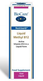 BioCare Nutrisorb Liquid Methyl B12 # 34215