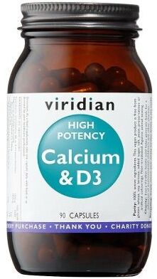 Viridian Calcium & Vitamin D Veg Caps 90 size #310