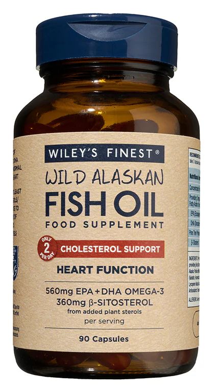 Wiley's Finest Cholesterol Support 90 caps - Save 35% When You Buy 3