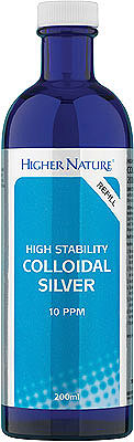 Higher Nature Colloidal Silver High Stability # SIL200