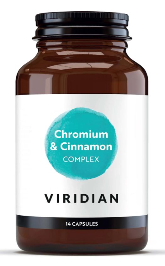 Viridian Chromium & Cinnamon Complex Veg Caps 14 size #318