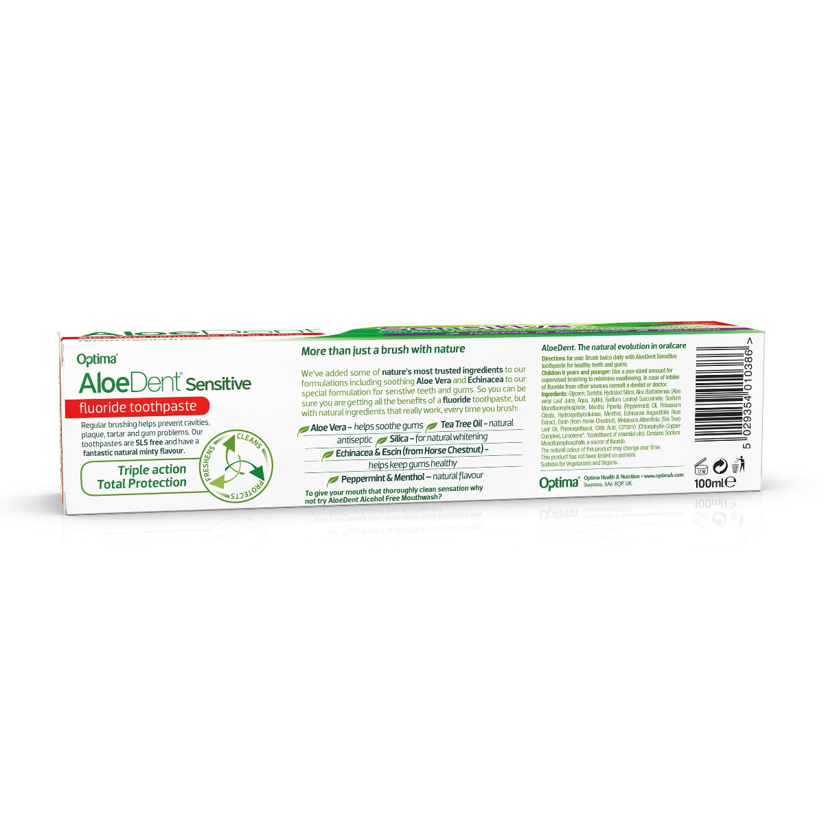 Sensitive Aloe + Echinacea Toothpaste Fluoride - Peppermint 100ml