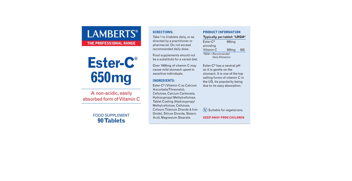 Lamberts Ester C ( 90 tablets) #8113