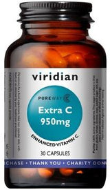 Viridian Extra C 950mg Veg Caps 30 size #218 Up To 40% Off