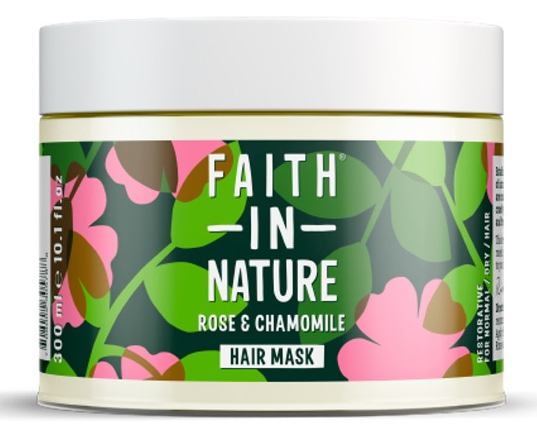 FAITH IN NATURE WILD ROSE & CHAMOMILE RESTORING HAIR MASK # 300ml