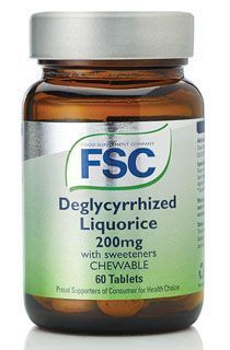 FSC Deglycyrrhized Liquorice 200mg 60 Tablets