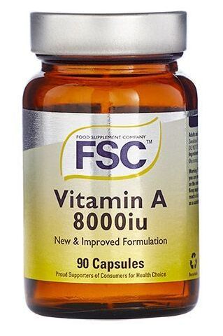 FSC Vitamin A 8000iu # 90 Capsules