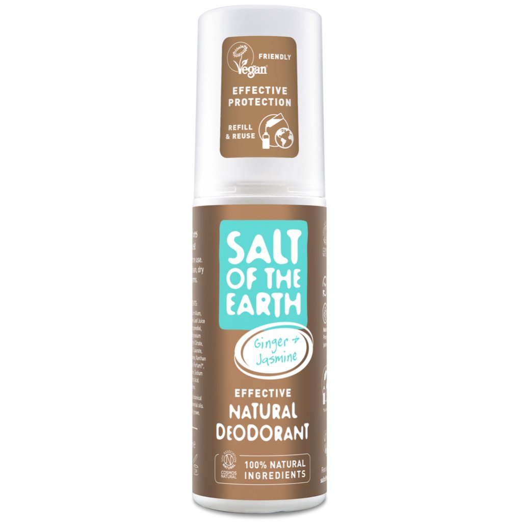 Salt Of The Earth Ginger & Jasmine Deodorant Spray # 100ml