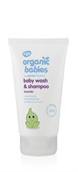 GREEN PEOPLE COMPANY ORGANIC BABIES BABY WASH & SHAMPOO LAVENDER - 150ML