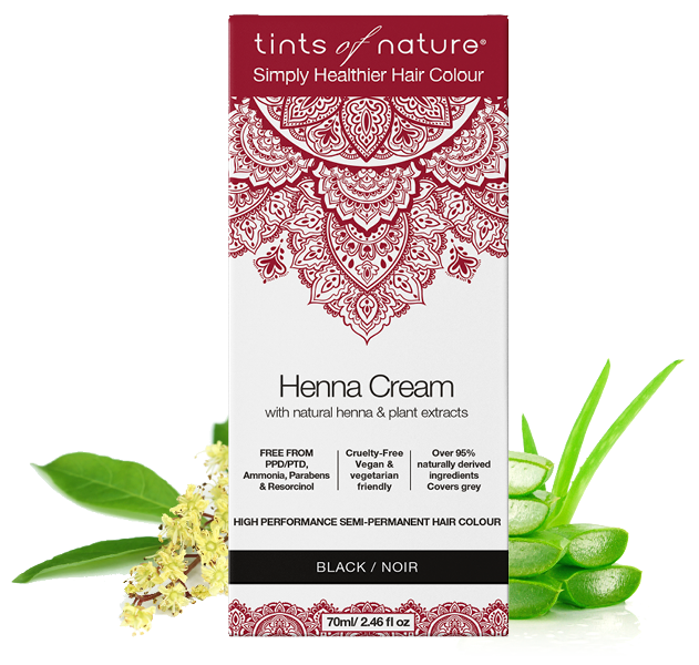 Tints Of Nature Black Henna Cream Semi Permanent Colour (PPD Free)