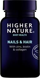 HIGHER NATURE NAILS & HAIR FORMULA - 120 CAPSULES