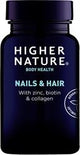 HIGHER NATURE NAILS & HAIR FORMULA - 120 CAPSULES