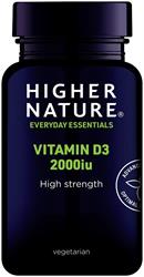 HIGHER NATURE HIGH STRENGTH VITAMIN D3 VEGETARIAN CAPSULES