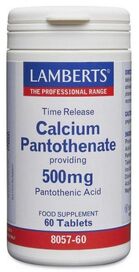 Lamberts Calcium Pantothenate 500mg (60 Tablets) # 8057