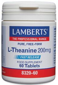 Lamberts L-Theanine 200mg ( 60 Tablets) # 8320