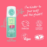 Salt Of The Earth Melon & Cucumber Roll-On Deodorant # 75ml