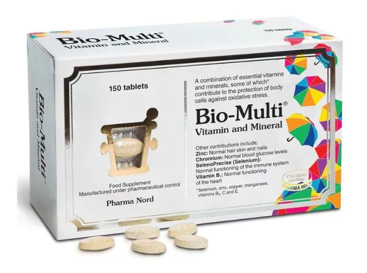 Pharma Nord Bio-Multi Vitamin and Mineral - Iron free 150 tabs