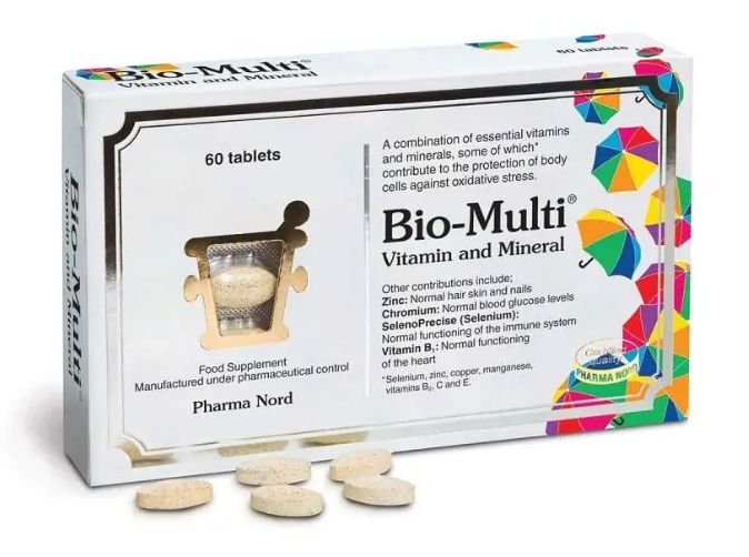 Pharma Nord Bio-Multi Vitamin and Mineral - Iron free 60 tabs