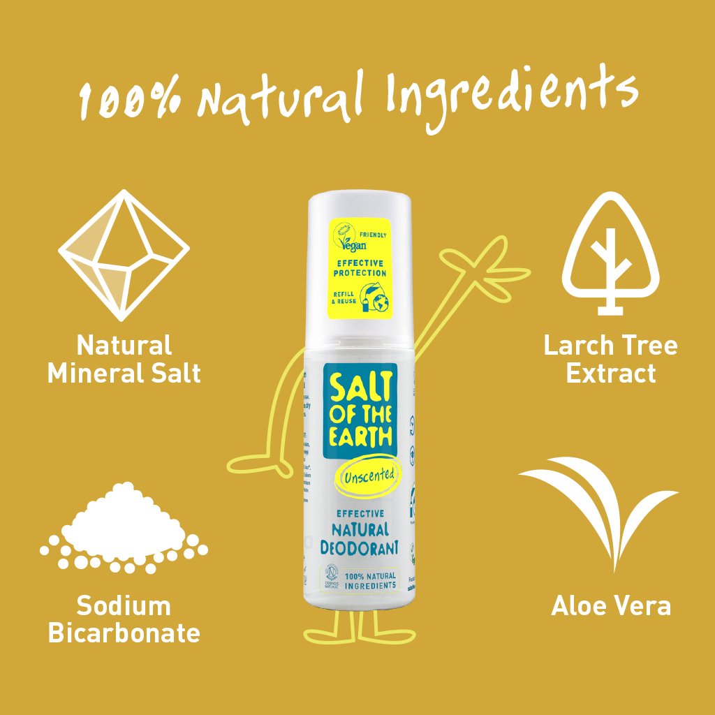 Salt Of The Earth Natural Spray Deodorant # 100ml