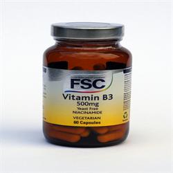 FSC Niacintamin B3) 60 Veg Capsulesamide 500mg