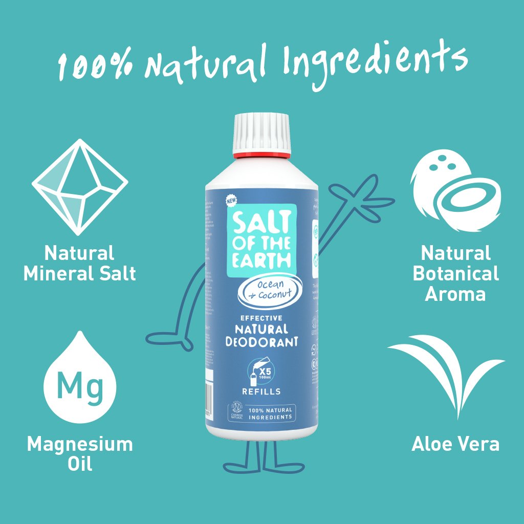 Salt Of The Earth Ocean & Coconut Spray Refill # 500ml