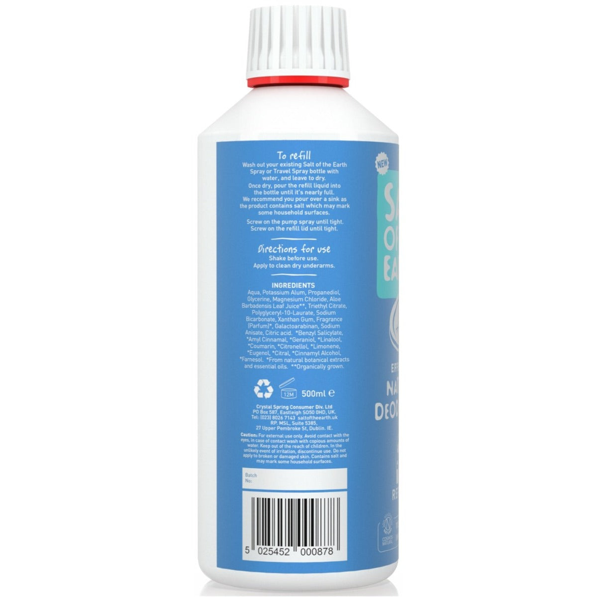 Salt Of The Earth Ocean & Coconut Spray Refill # 500ml