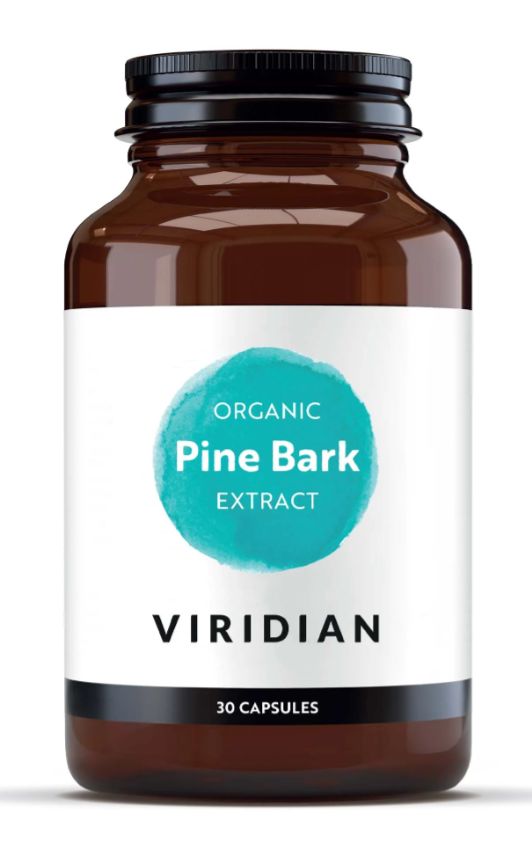 Viridian Pine Bark Extract Veg Caps 30 size #127