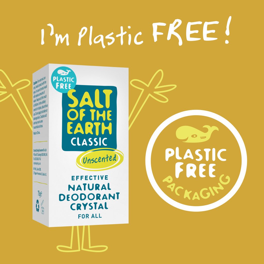 Salt Of The Earth Plastic Free Deodorant Crystal # 75 grams