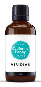 Viridian California Poppy Tincture (Organic) 50ml size #604 Up To 30% Off