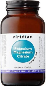 Viridian Potassium & Magnesium Powder 150g size #325 (expiry Date 02-2025)