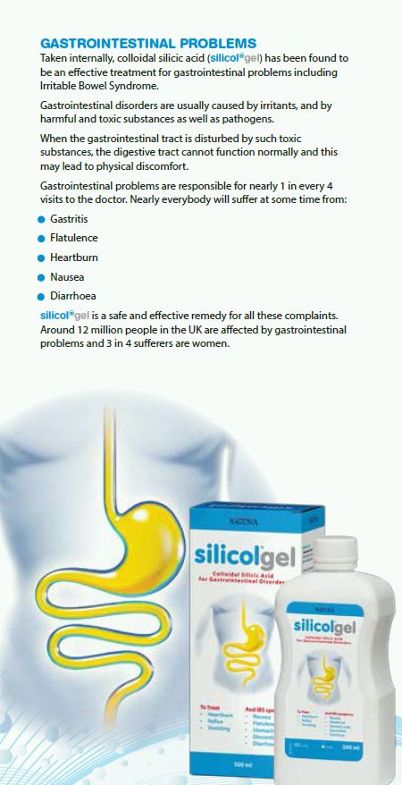 Saguna Silicol Gel Colloidal Silicic Acid For Gastrointestinal Disorders 200ml