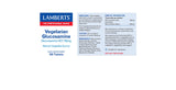 Lamberts Vegetarian Glucosamine HCl 660mg (120 Tablets) # 8514