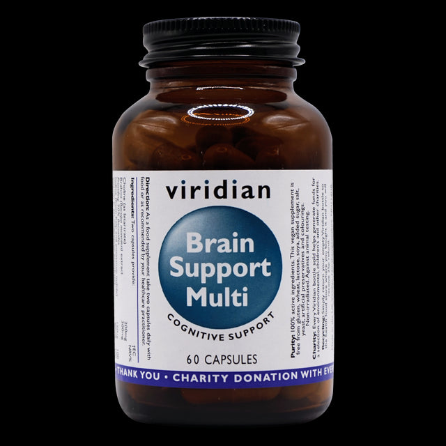 Viridian Brain Support Multivitamin Veg Caps 60 size #107