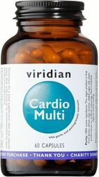 Viridian Cardio Formula Multivitamin Veg Caps 60 size #118