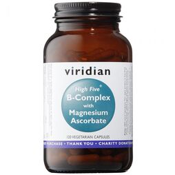 Viridian High Five B5 B-Complex + Vit C Veg Caps 120 size #253  (Expiry Date 07-2025)