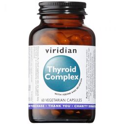 Viridian Thyroid Complex Veg Caps 60 size #401 Up To 40% Off