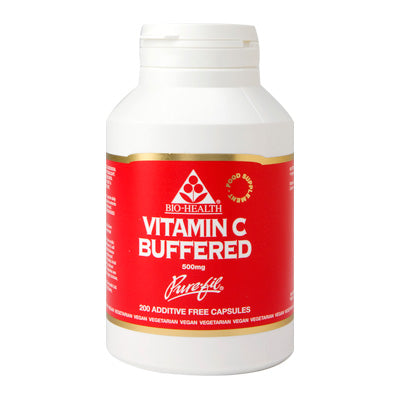 Bio-Health Vitamin C-500 mg Buffered Non-acidic suitable for high intake