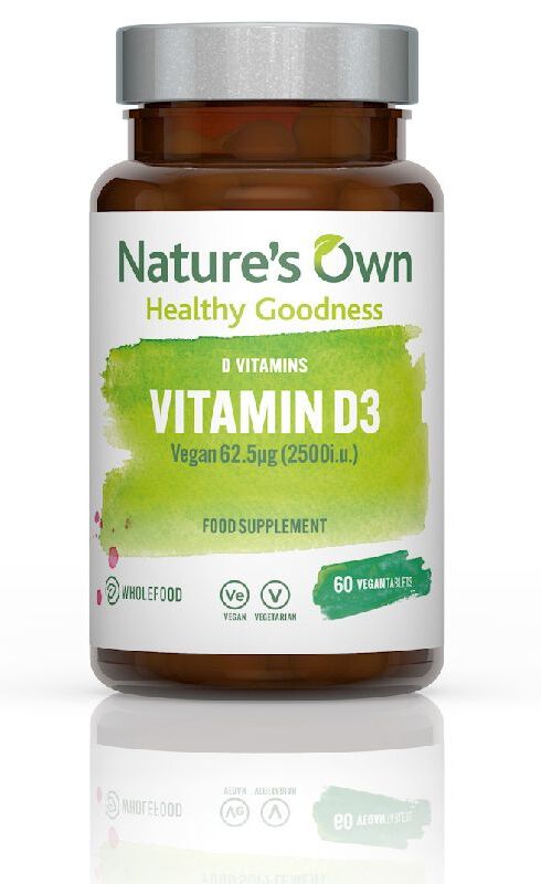 Nature's Own Vitamin D3 - 60 tablets